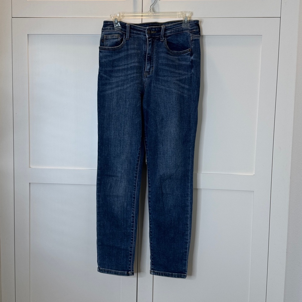 Judy Blue Slim Fit High Waisted Jeans Dark Wash 5/27 Style #JB82549DK